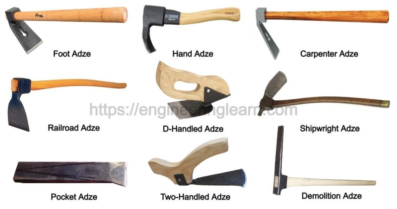 Mechanical Engineering World on LinkedIn: Types of Adze Tool and