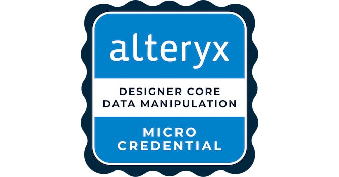 Amir Shaikh on LinkedIn: Alteryx Designer Core Micro-Credential: Data ...