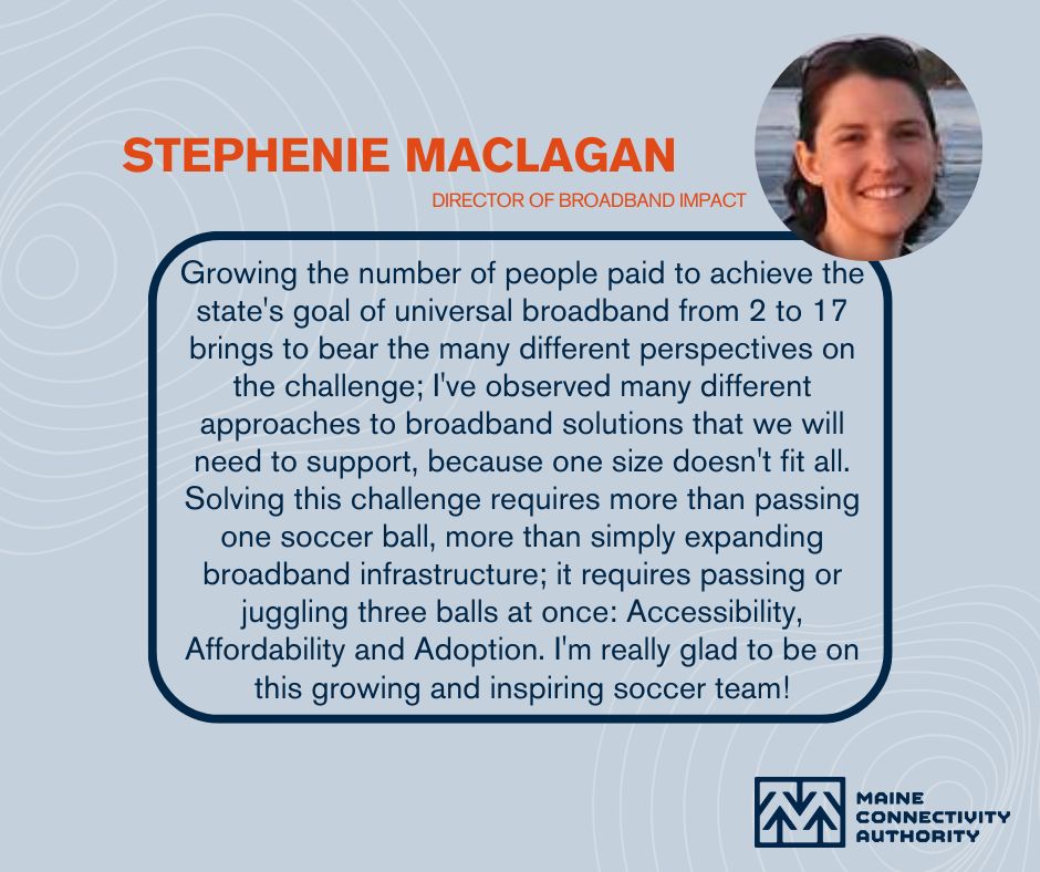 Maine Connectivity Authority on LinkedIn: Congratulations to our Maine Connectivity Authority on LinkedIn: Congratulations to our