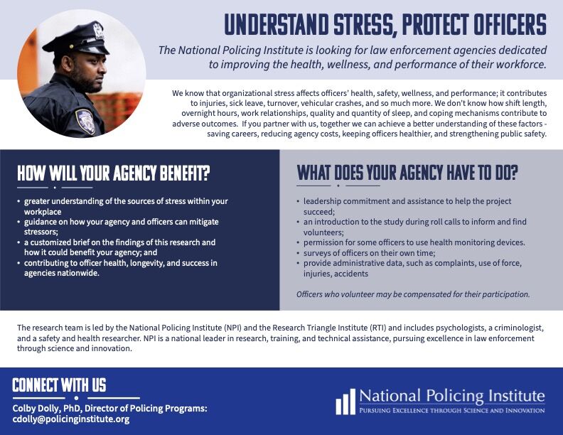National Policing Institute on LinkedIn: Our research team is conducting a  study designed to enhance officer…