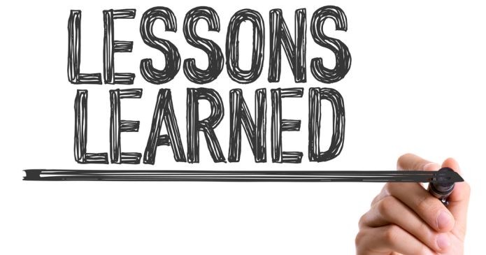The Power of Learning from Experience: The Importance of Lessons Learned