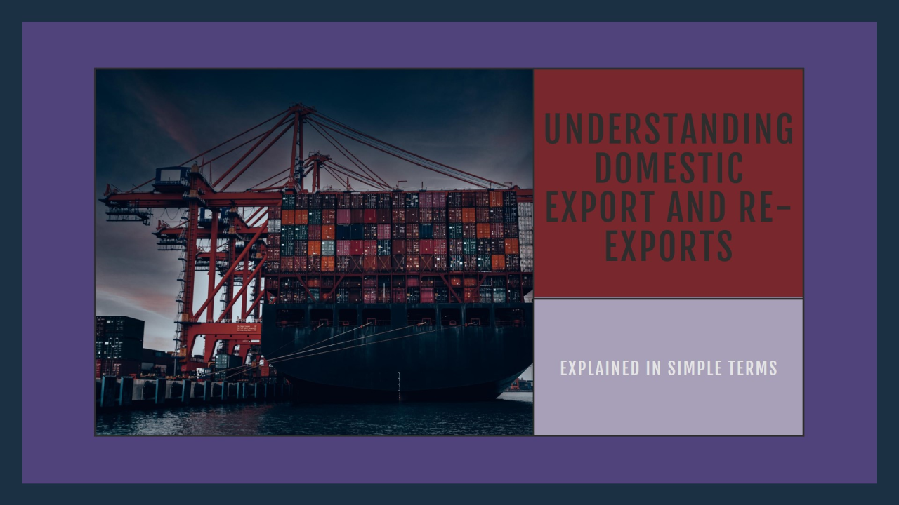 Domestic Export vs Re-exports