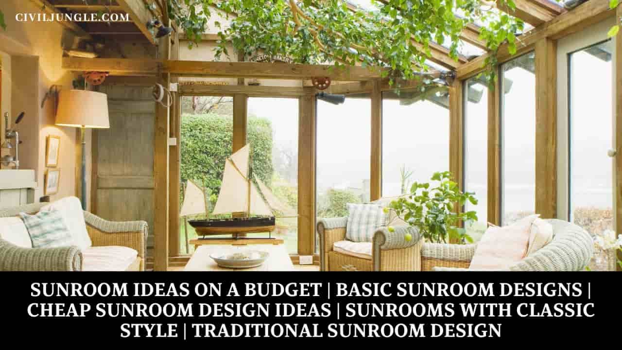 Sunroom Ideas On A Budget Sunrooms