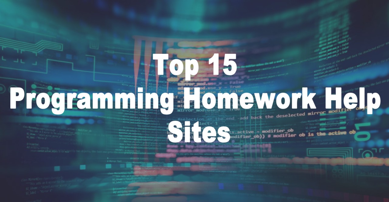 Top 15 Programming Homework Help Sites