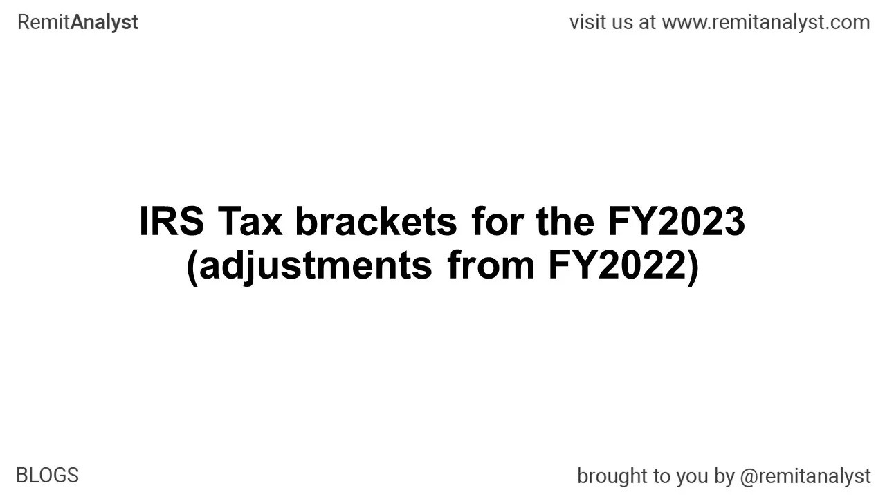 Maximize Your Earnings Unveiling The Updated Irs Tax Brackets For Fy2023 Compared To Fy2022