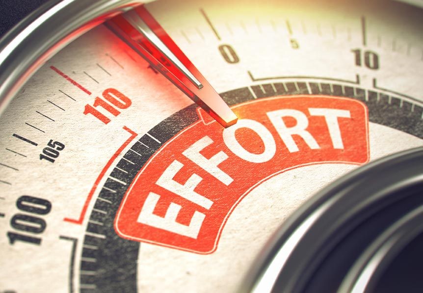 Giving 100% Effort is Important Giving 100% Effort is Important