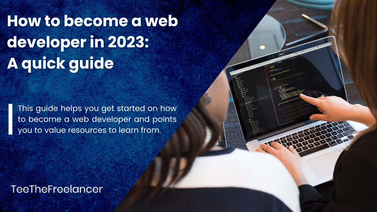 dommer Pirat lotteri How to become a web developer in 2023: A quick guide