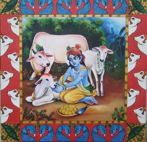 Krishna's love for the cow!