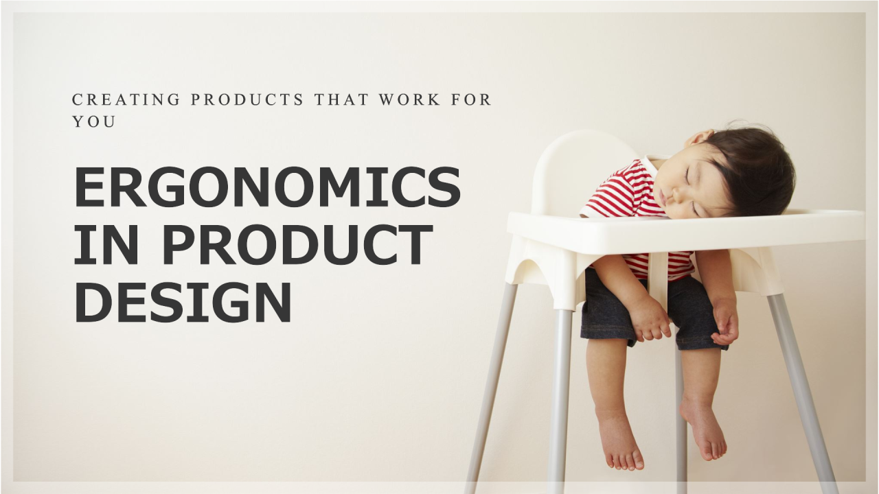 The Effect of Ergonomics on Design of Products