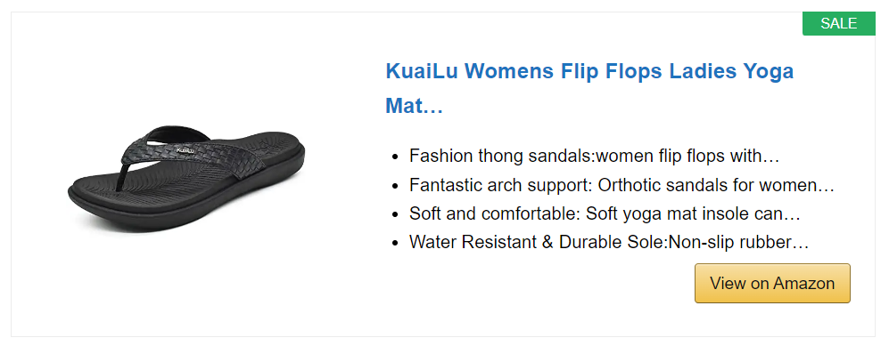 KuaiLu Womens Flip Flops Ladies Yoga Mat Comfortable Walking Thong Sandals  With