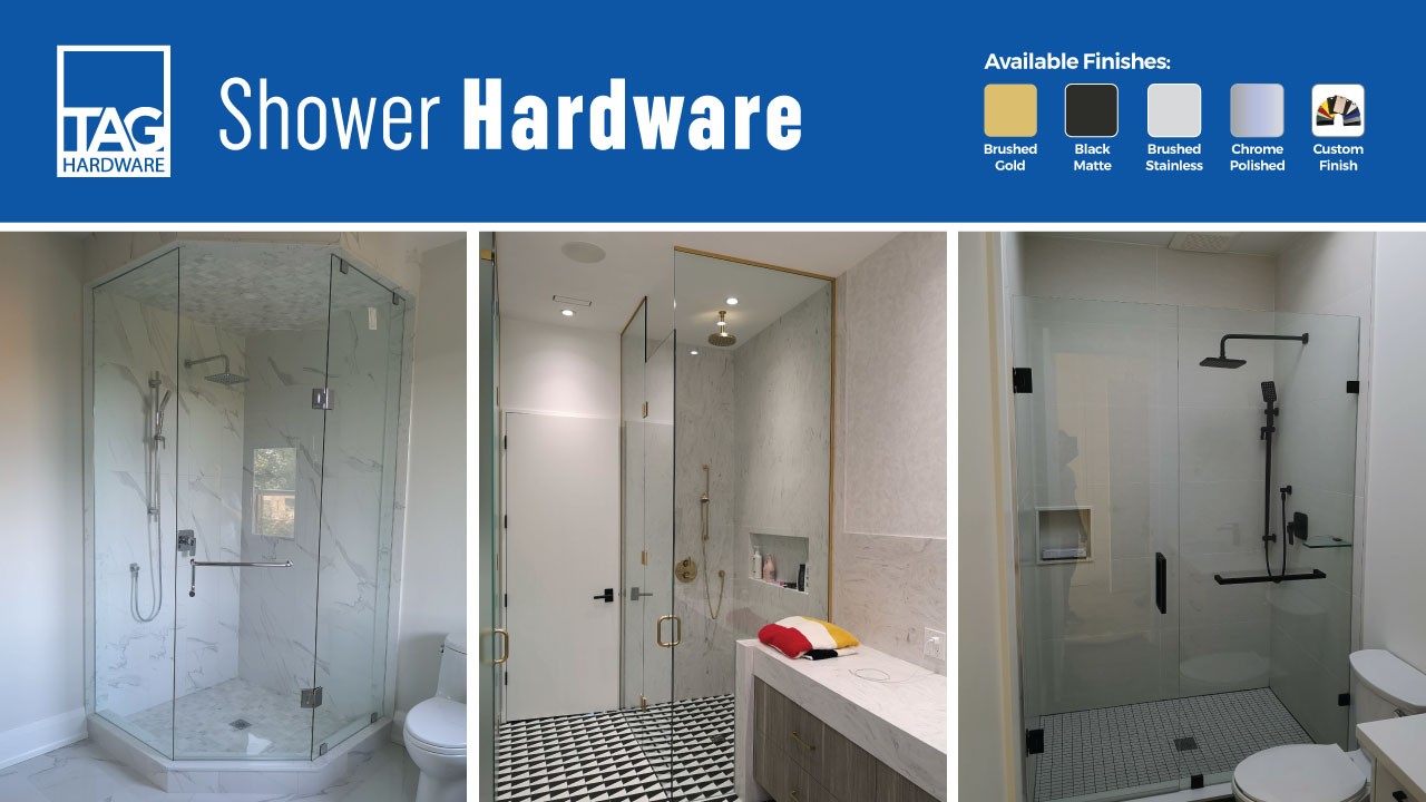Top 9 Must-Have Glass Shower Hardware Products for Your Residential and  Commercial Projects