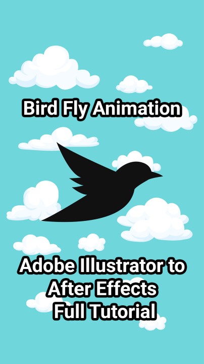 Bird fly animation tutorial | Adobe Illustrator to After Effects full  Tutorial