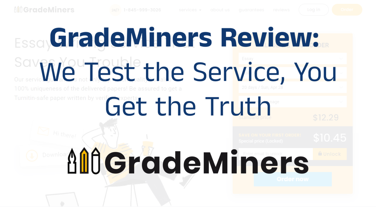 GradeMiners Review: We Test the Service, You Get the Truth