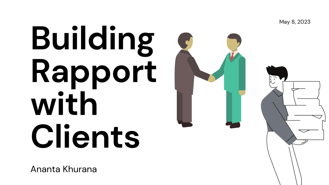 Building Rapport with Clients