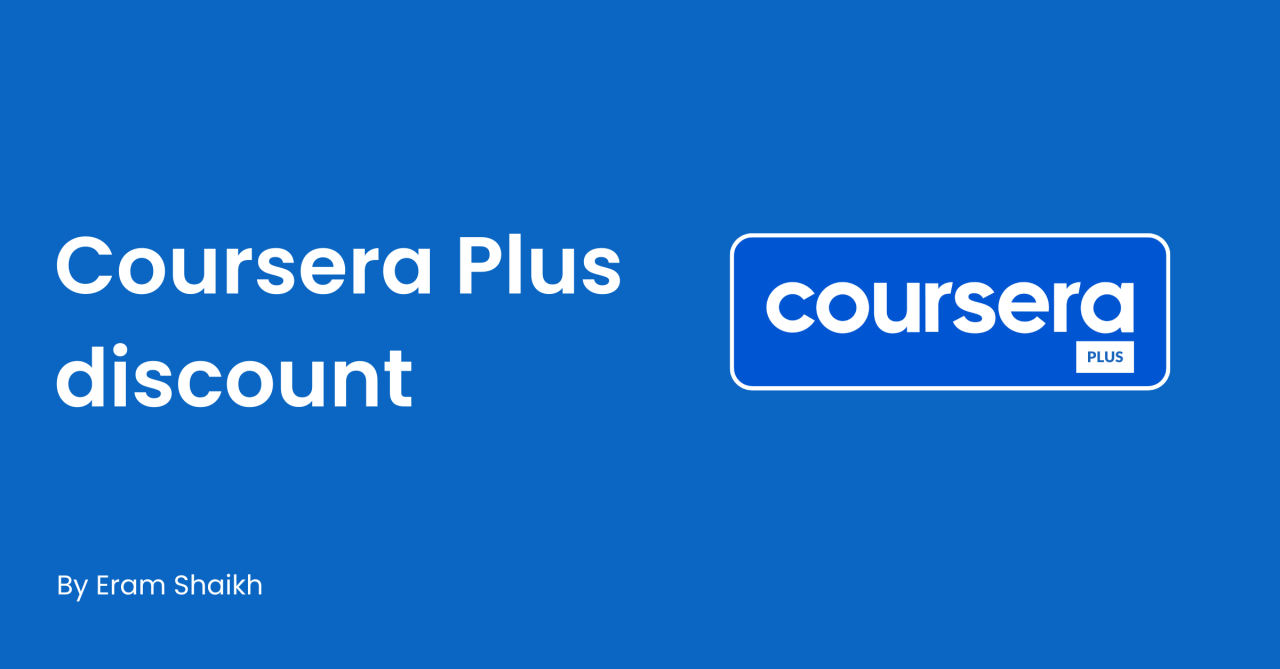 Coursera Plus Discount 2024 - 50% OFF Coupon (April)