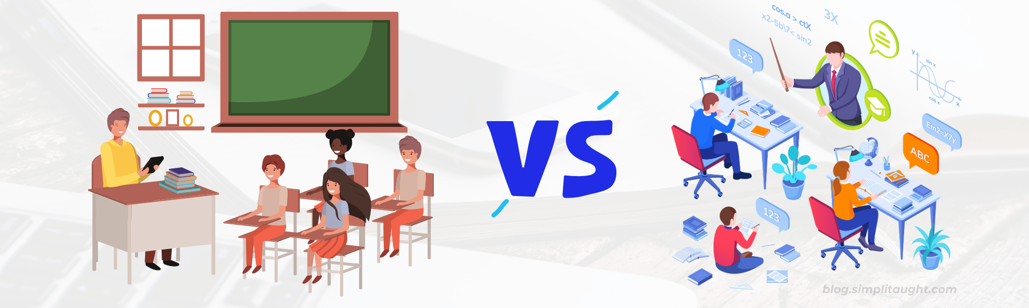 online learning vs classroom learning thesis