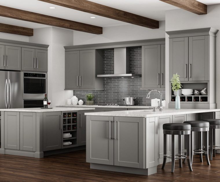 Top 12 Gray Kitchen Cabinets Backsplash Ideas