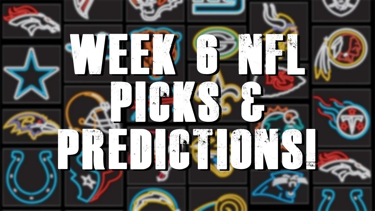 2022 nfl week 6 predictions