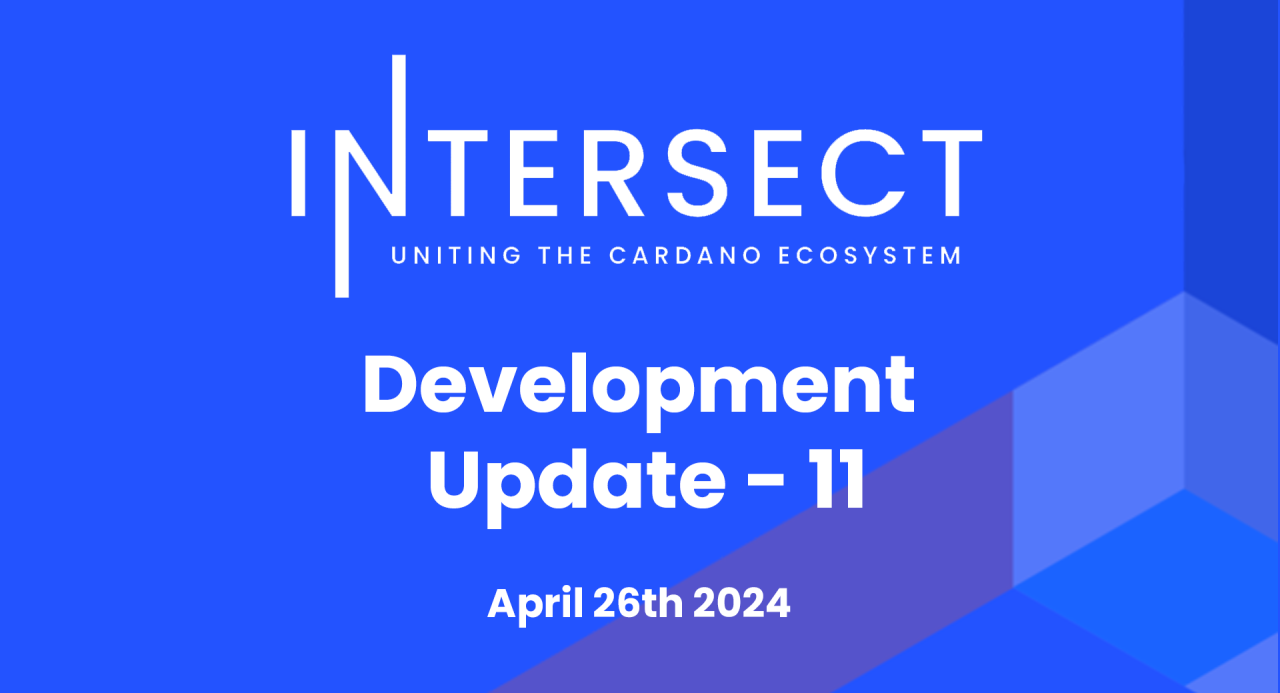 Intersect Development Update #11 - April 26th