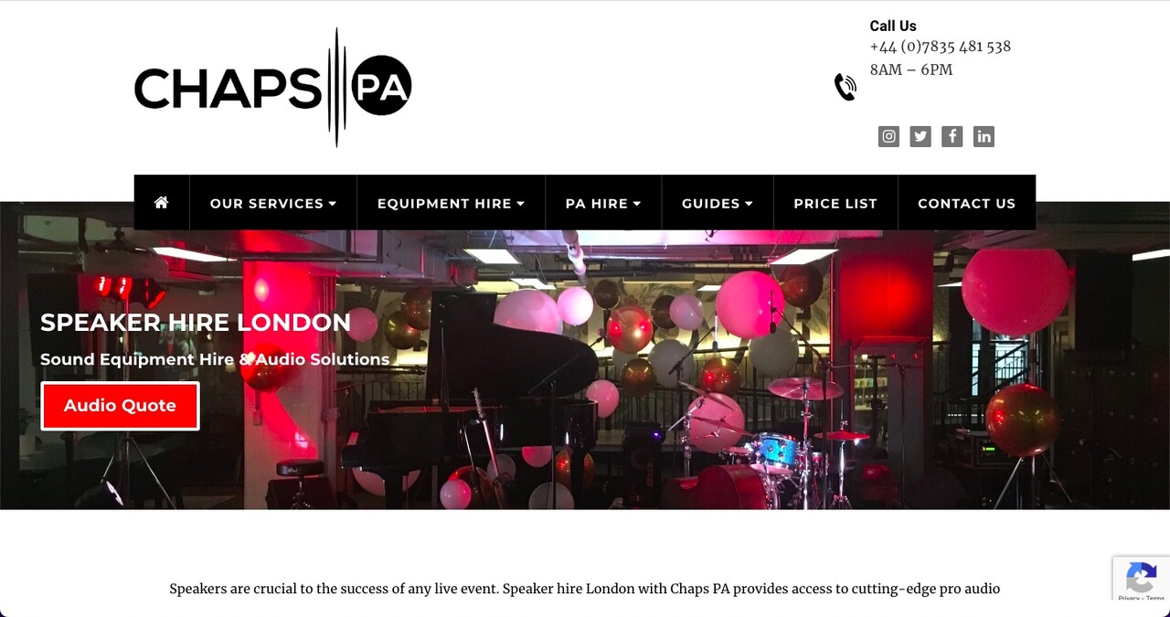 Amplify Your Event with Premium Sound: Speaker Hire in London