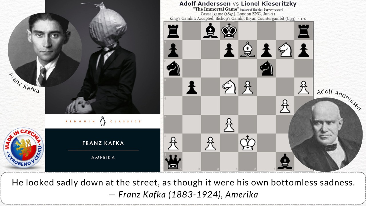 Amerika by Kafka and The Immortal Game: Embracing New Lands