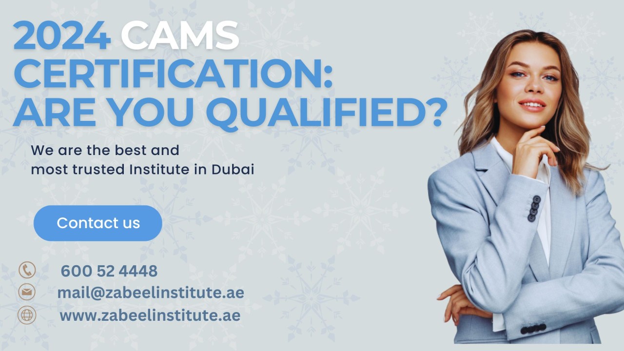 CAMS Certification Requirements in 2024 CAMS Certification Requirements in 2024