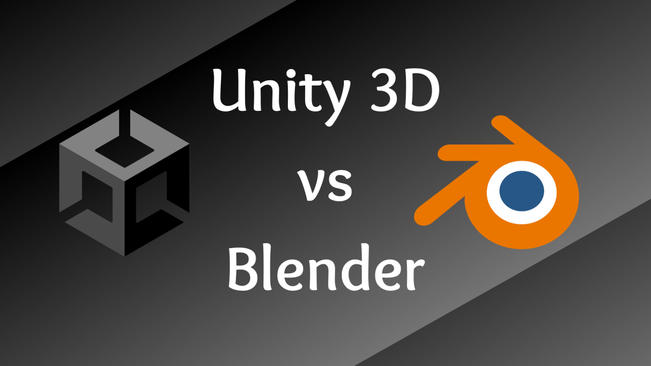 Unity 3D vs Blender: Which One to Choose for 3D Modelling
