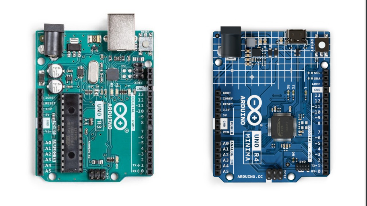 Arduino UNO R3 and R4 Minima