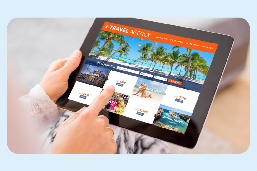 online travel agencies access