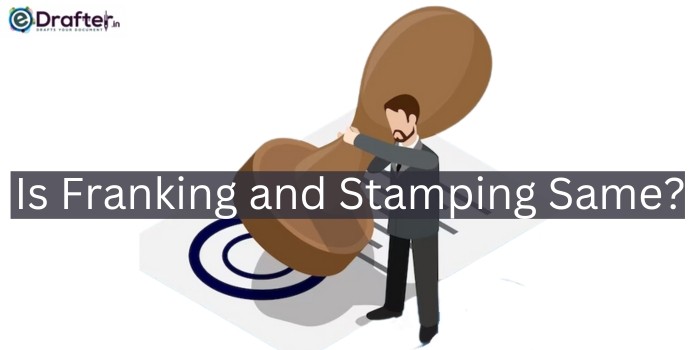 Is Franking and Stamping Same?