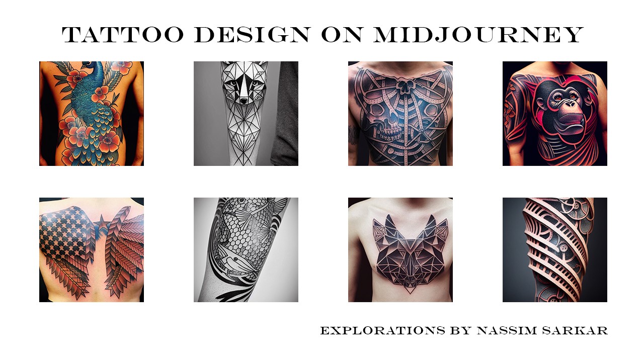 Tattoo Design on Midjourney
