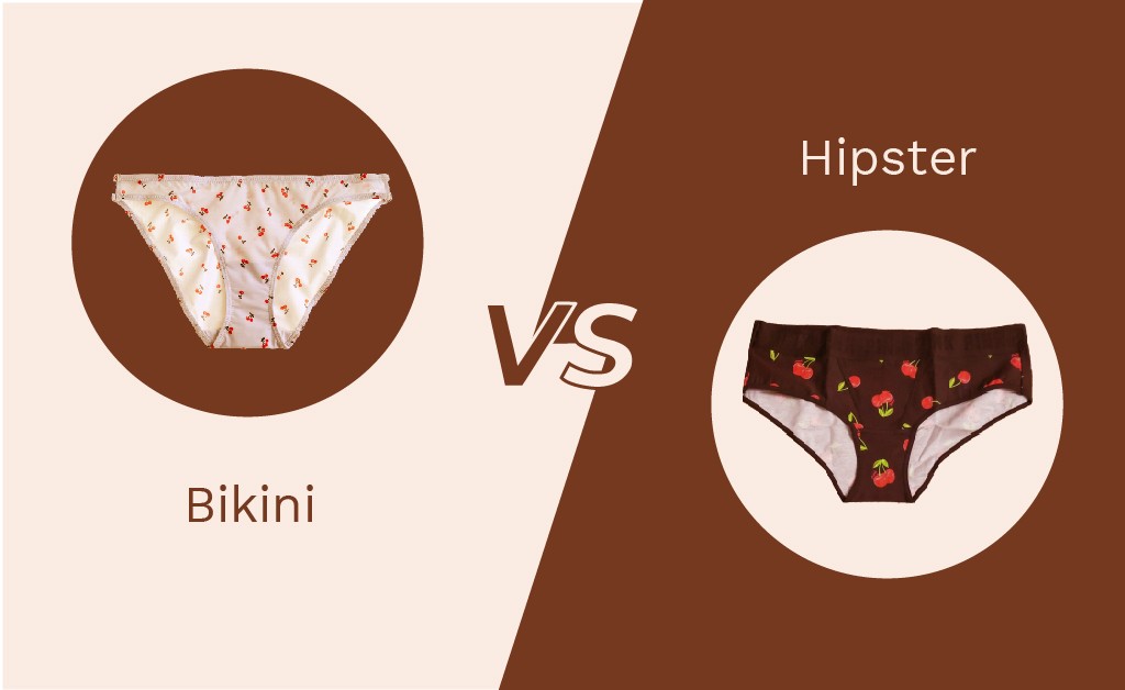 TYPES OF UNDERWEAR wT BIKINI HIPSTER A hybrid between the Hipster Famous as  hip-huggers, these