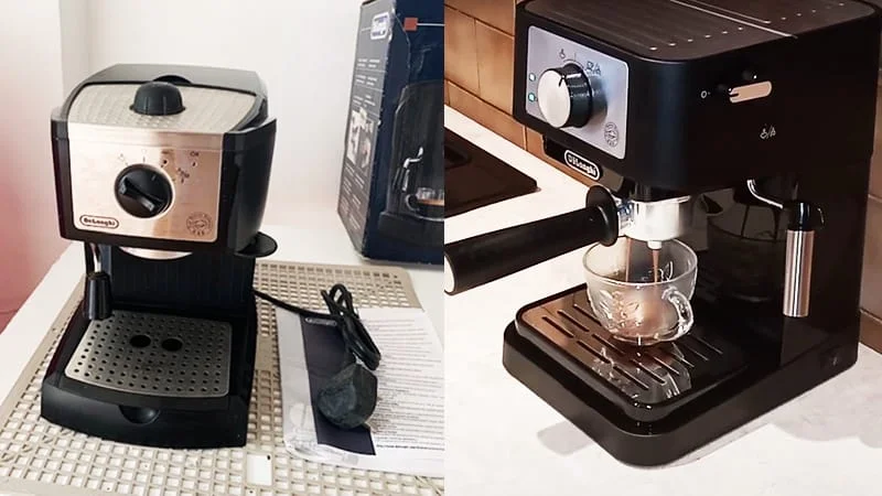Delonghi EC155 vs EC260 Espresso Machines