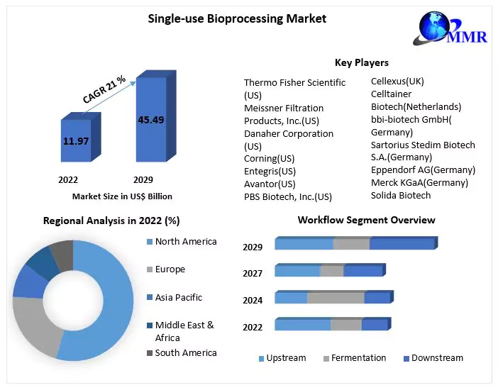 Single-use Bioprocessing Market to Reach 45.6 Billion by 2029