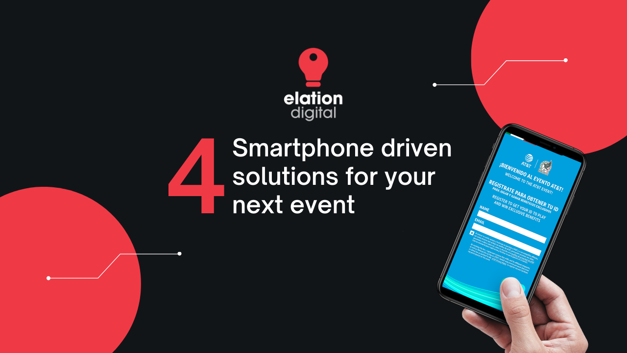 4 Smartphone driven solutions for your next event