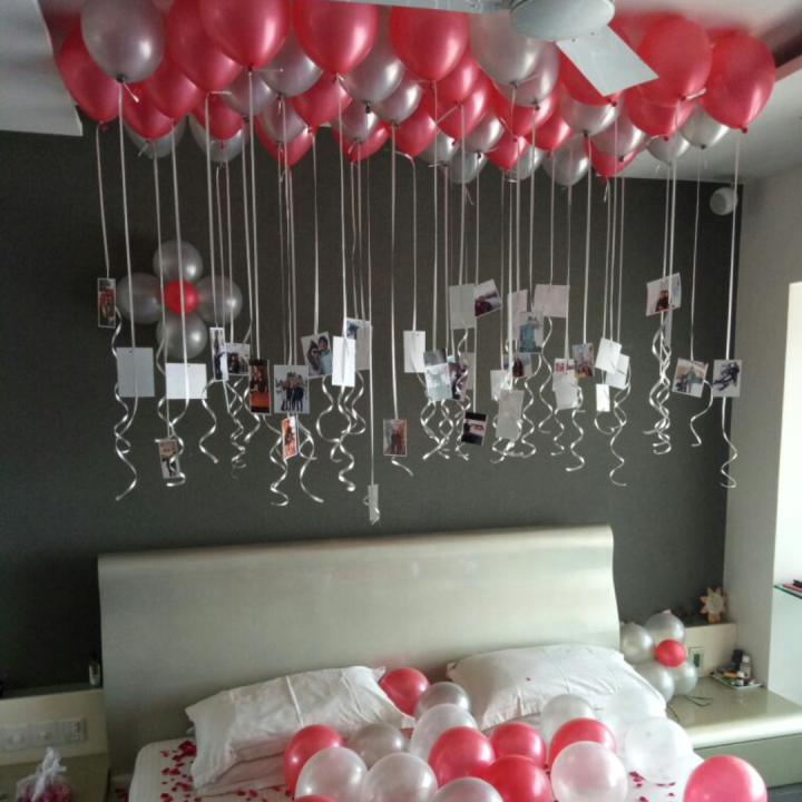 Surprise Room Decoration For Husband