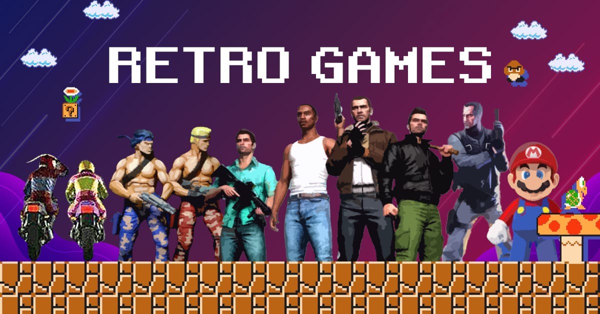 Explore the Classic Era of Retro Games with Mario, Contra, Vice