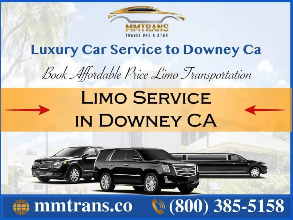 Book Limo Service in Downey, CA, with MM Trans