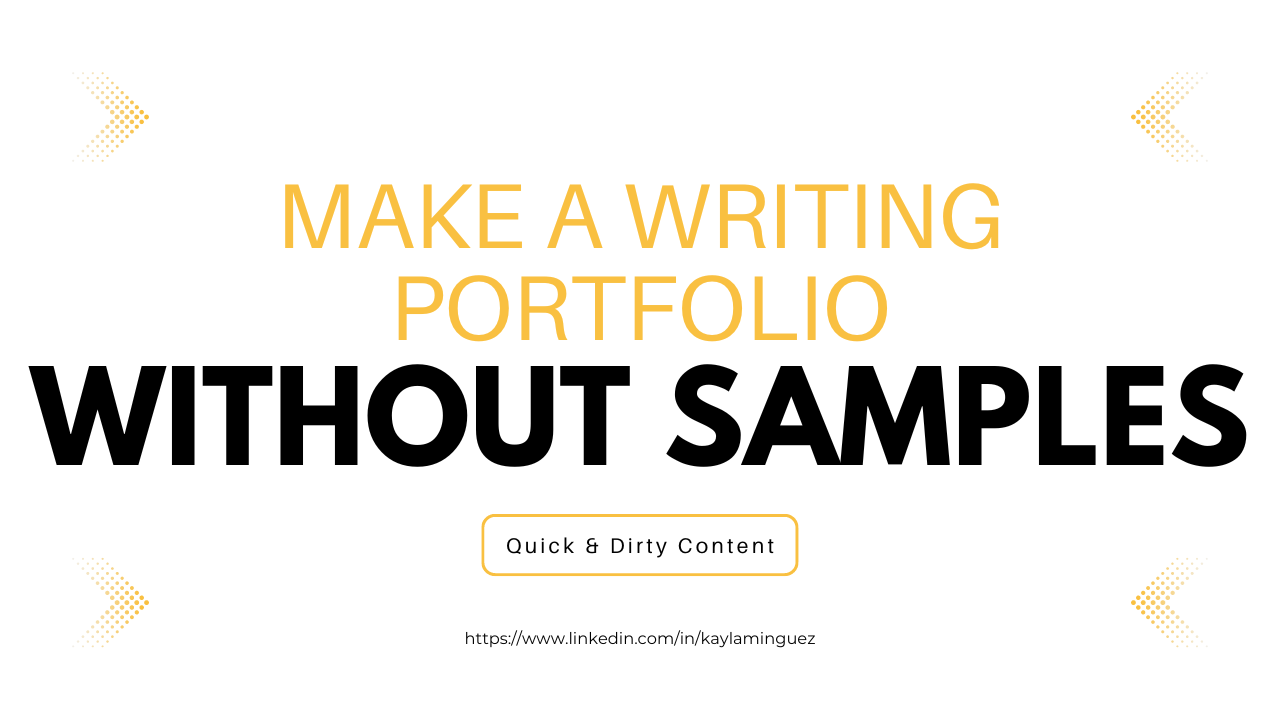 How to Make an Amazing Writing Portfolio (+ Examples