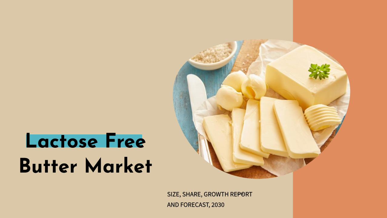 Mercado de mantequilla sin lactosa