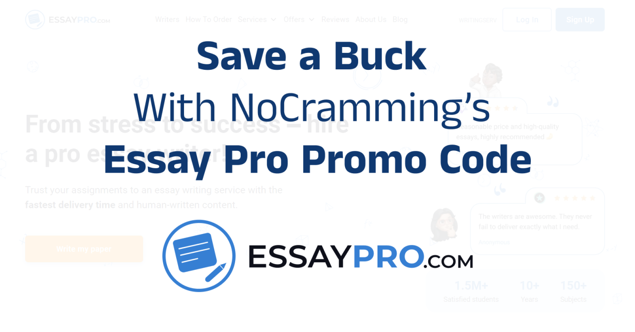 Save a Buck With NoCramming’s Essay Pro Promo Code