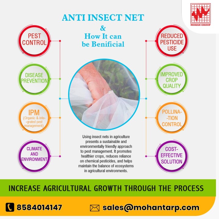Benefits of Anti Insect Nets in Increase Agriculture Growth