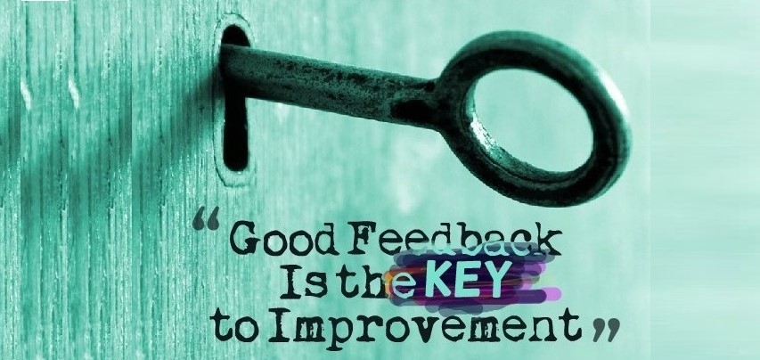 Feedback is the key to improvement