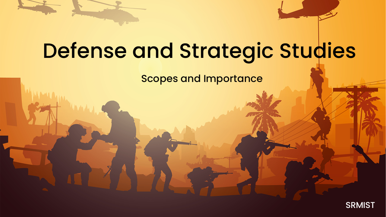 phd defense and strategic studies