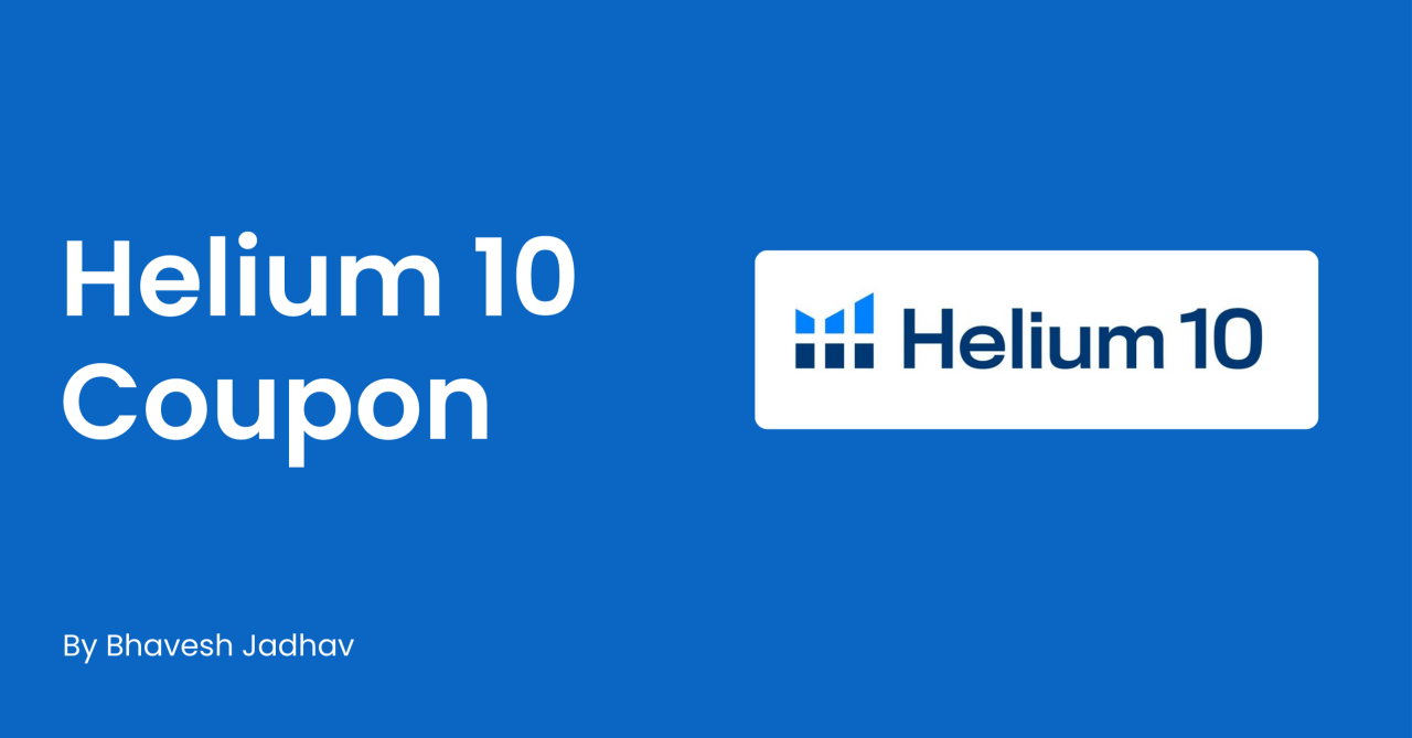 Helium 10 Coupon Code 2024 - FBA Expert 5 Years
