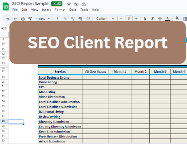 Steal My SEO Report Template FREE Steal My SEO Report Template FREE