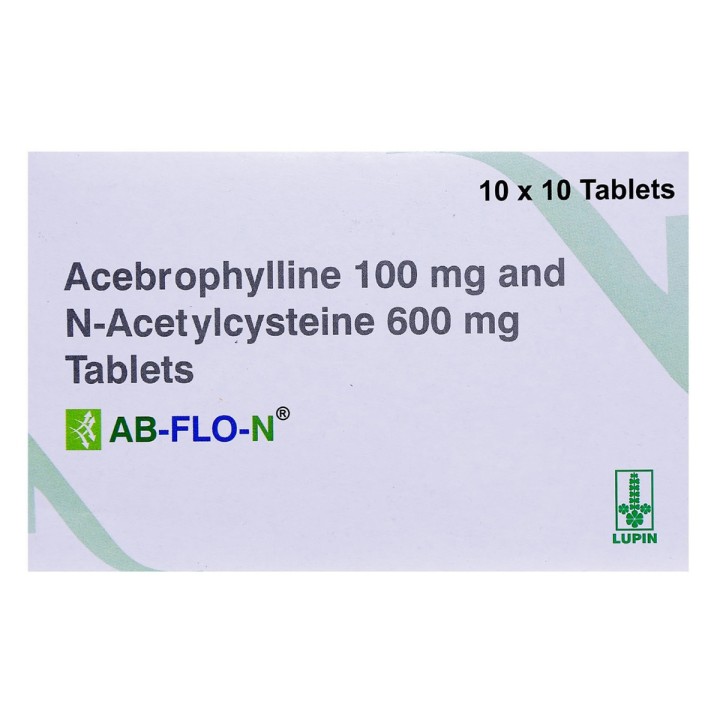 Quick Review on AB-Flo-N Tablet ( Acebrophylline (100mg)+ Acetylcysteine (600mg)