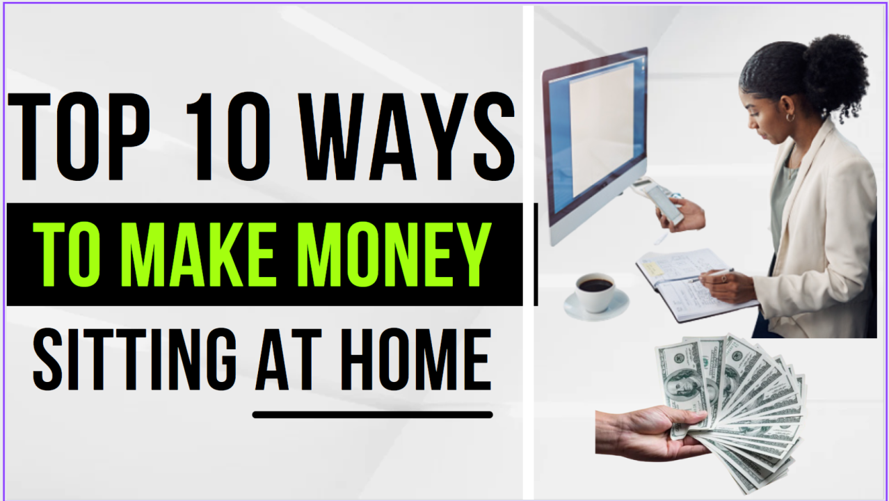 How to make money online at home