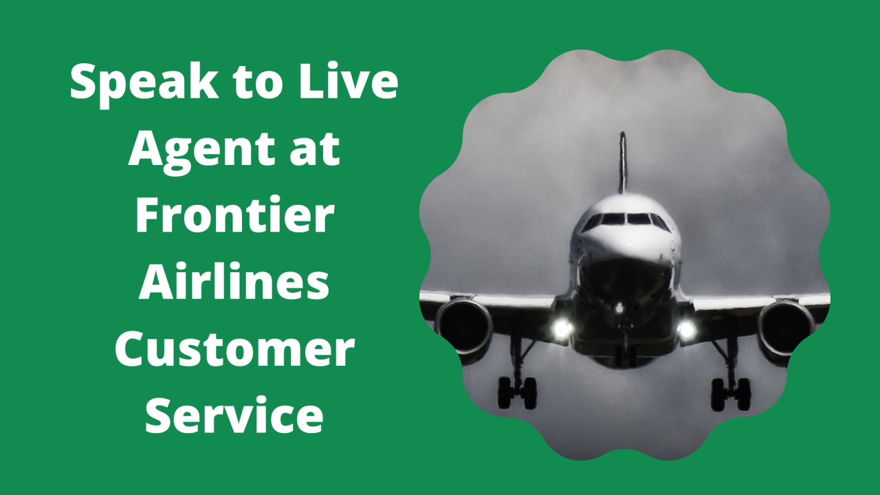 How to Speak to a Frontier Airlines Live Agent?