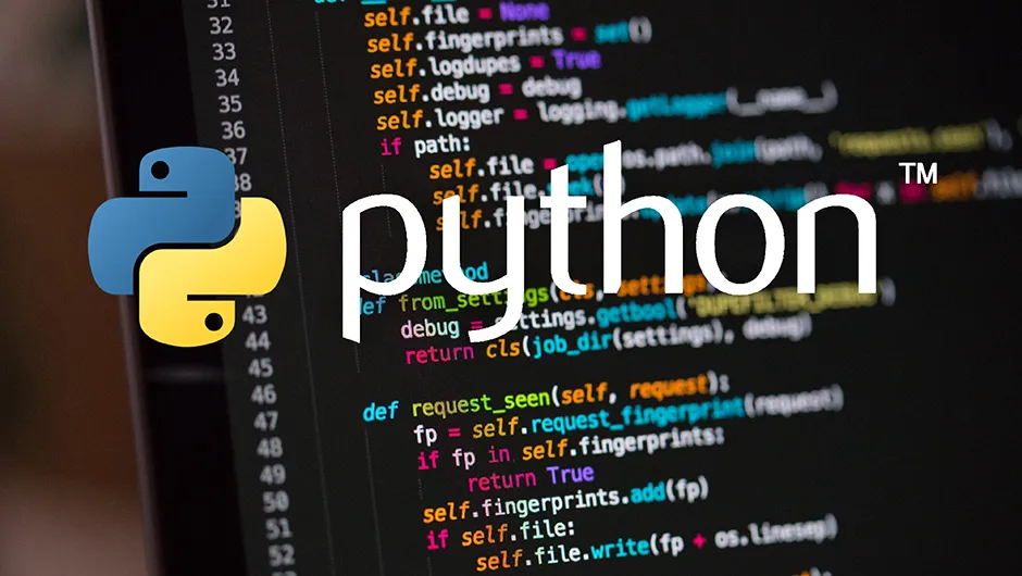 Código com logo do Python